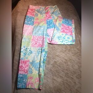 Vintage Lilly Pulitzer Patchwork Pants - Size 8 (White Label)